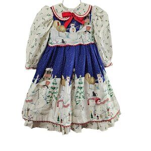 daisy kingdom christmas dress NWOT Daisy Kingdom Christmas Smocking Dress